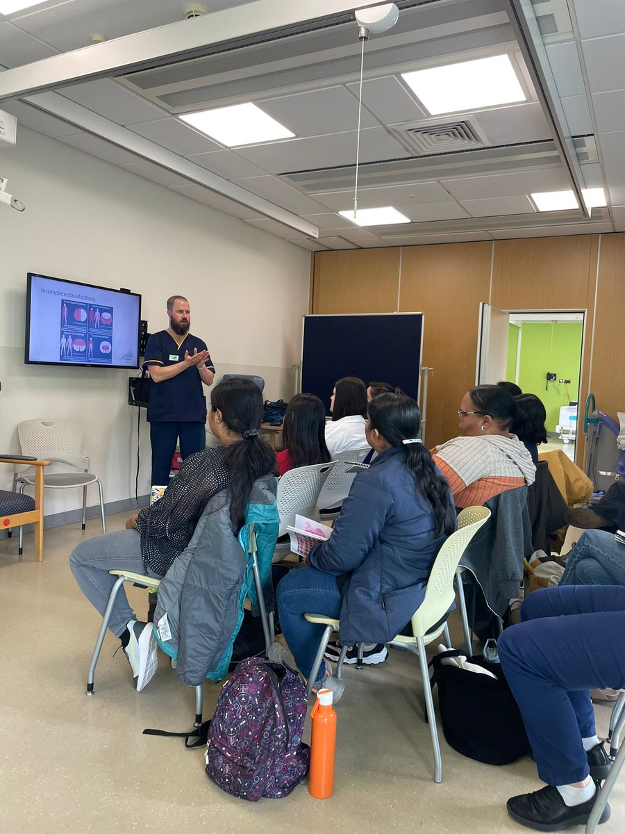 Laurence Dawson-Smith (@laurencedawso14) on Twitter photo Round 2 teaching nurses on the MT study day, on SCI thank you to <a href="/abbie_f21/">Abbie Frankum</a> for inviting me to teach, I loved it. <a href="/swspinalcordinj/">NHS South-West Spinal Cord Injury Network</a> <a href="/NmskNbt/">NMSK at North Bristol Trust</a> Round 2 teaching nurses on the MT study day, on SCI thank you to <a href="/abbie_f21/">Abbie Frankum</a> for inviting me to teach, I loved it. <a href="/swspinalcordinj/">NHS South-West Spinal Cord Injury Network</a> <a href="/NmskNbt/">NMSK at North Bristol Trust</a>