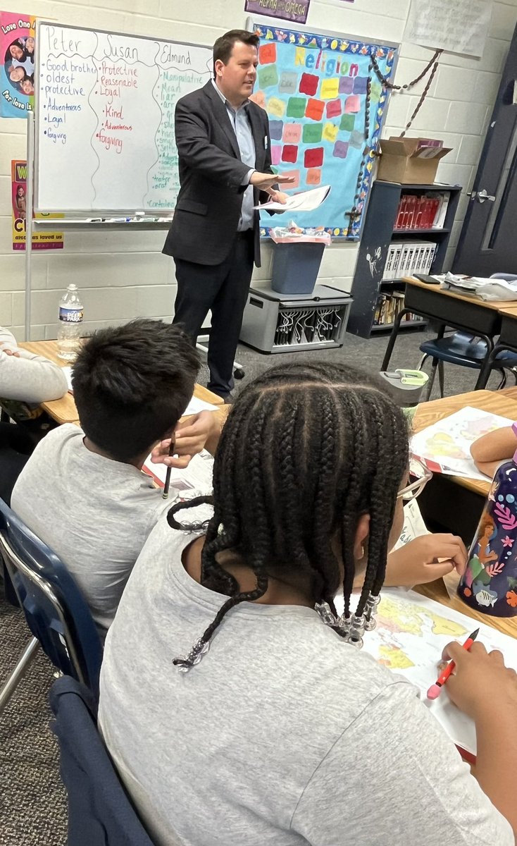 Last month our 5th and 6th graders finished their Junior Achievement classes with Mr. Vitollo, a STP parent. Junior Achievement helps students grow their knowledge on several topics including entrepreneurship, finances, and career readiness. 
#WeLoveStPeters #JuniorAchievement