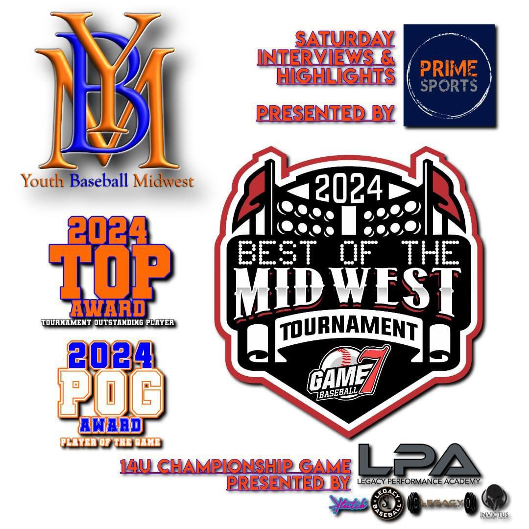 Find Youth Baseball Midwest this weekend out at Warrenton Athletic Complex for Game7 Baseball's Best of the Midwest Tournament with Interviews, Trivia, Highlights, and Exciting Giveaways! See our schedule, giveaways, and more about this weekend here >> youthbaseballmidwest.com/youth-baseball