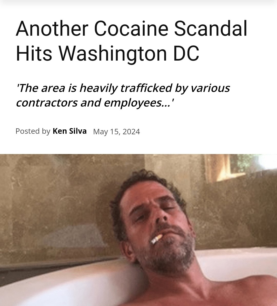 🤣😂
US Capitol Police: Bag with ‘white powdery substance’ found in USCP headquarters tested positive for cocaine
headlineusa.com/cocaine-found-…