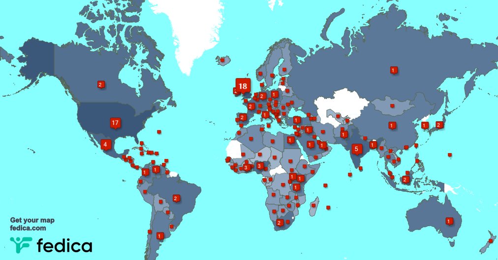 I have 163 new followers from USA 🇺🇸, Saudi Arabia 🇸🇦, and more last week. See fedica.com/!LockettsPeter