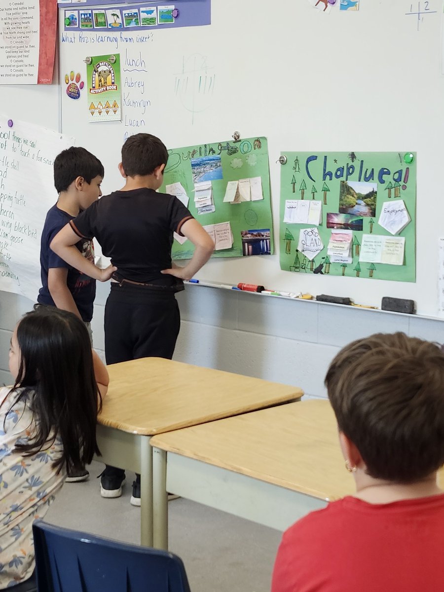 #howweorganizeourselves theme has come to an end with these inquiry project presentations.  How landforms and resources impact development in Ontario cities. @ibpyp @GlenwoodGriffin