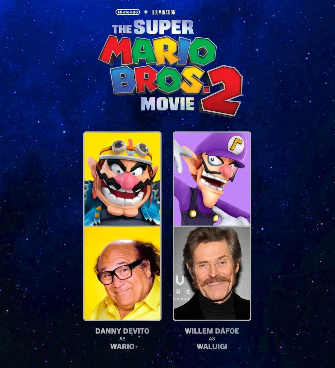 this is y'all wario & waluigi for the movie.