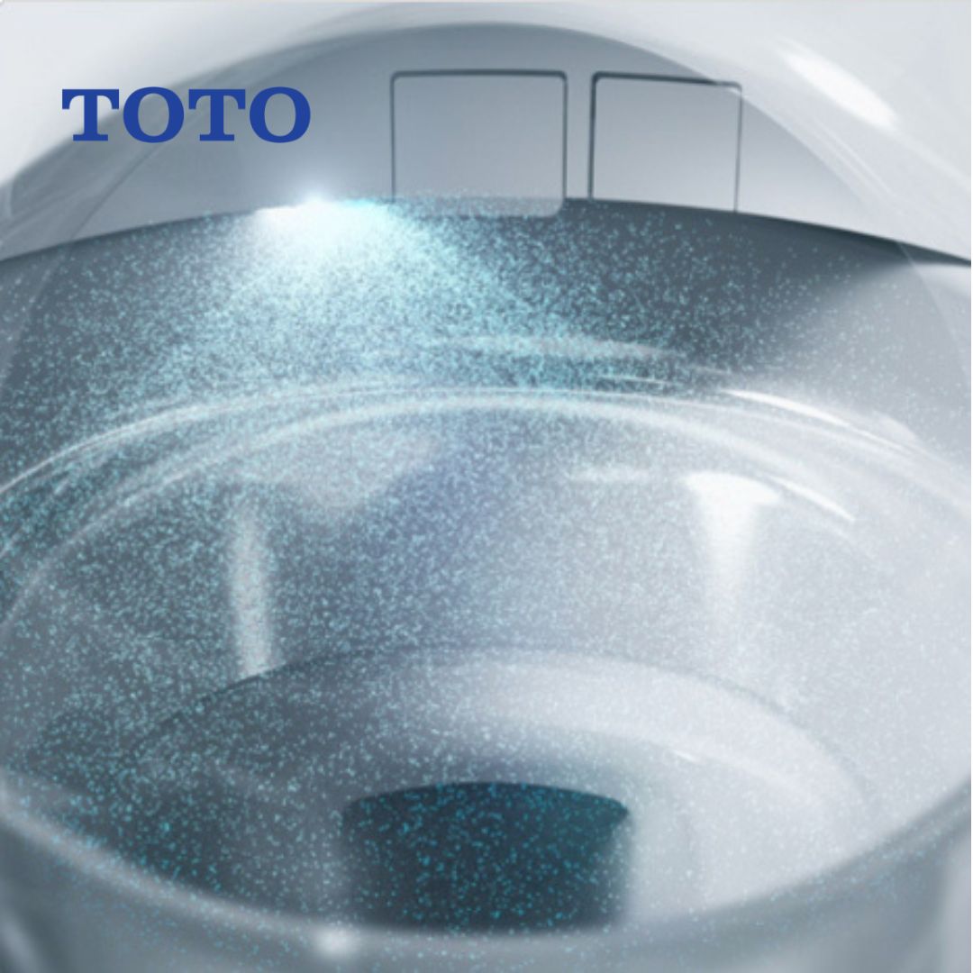 #TOTO's WASHLET bidet seats come equipped with PREMIST® technology that moistens the toilet bowl surface, facilitating waste removal for a more thorough clean #luxurytoilet #bidet #bathroomdesign #luxurybathroom #bathroomshowroom