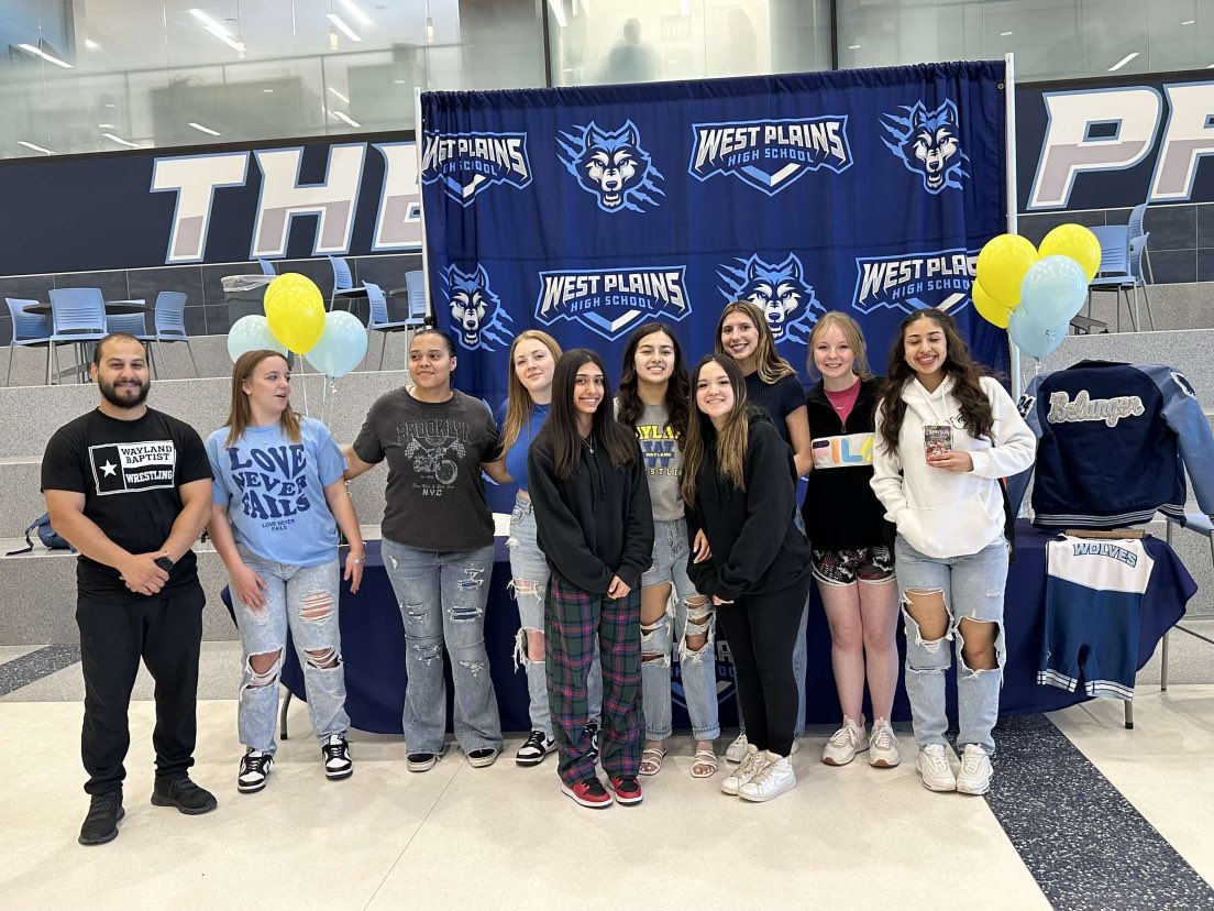 West Plains Wrestling (@wplainswrestle1) on Twitter photo Congratulations Mia!!
Our First College Signee!
#WBU #WaylandWrestling
<a href="/WPHSbooster/">West Plains Athletic Booster</a>
<a href="/WPlainsWolves/">West Plains High School</a>
<a href="/PressPassSports/">Press Pass Sports</a>
<a href="/NC10_Sports/">NewsChannel 10 Sports</a> Congratulations Mia!!
Our First College Signee!
#WBU #WaylandWrestling
<a href="/WPHSbooster/">West Plains Athletic Booster</a>
<a href="/WPlainsWolves/">West Plains High School</a>
<a href="/PressPassSports/">Press Pass Sports</a>
<a href="/NC10_Sports/">NewsChannel 10 Sports</a>