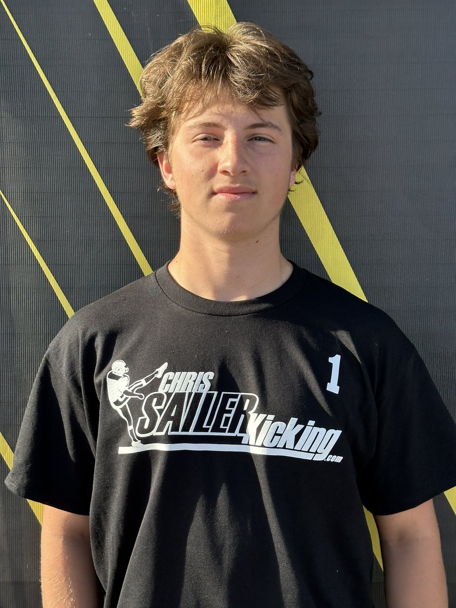 Chris_Sailer's tweet photo. Announcing the 16th Chris Sailer Kicking TOP 12 Camp Selection…Congratulations @sandrogarrett (2025, CA) ✅. The longtime Chris Sailer Kicking Punter stepped once again in Vegas placing 2nd in the Class of 2025. #TeamSailer #PuntFactory #TOP12 #4SpotsLeft https://t.co/a3x3I2NmHf