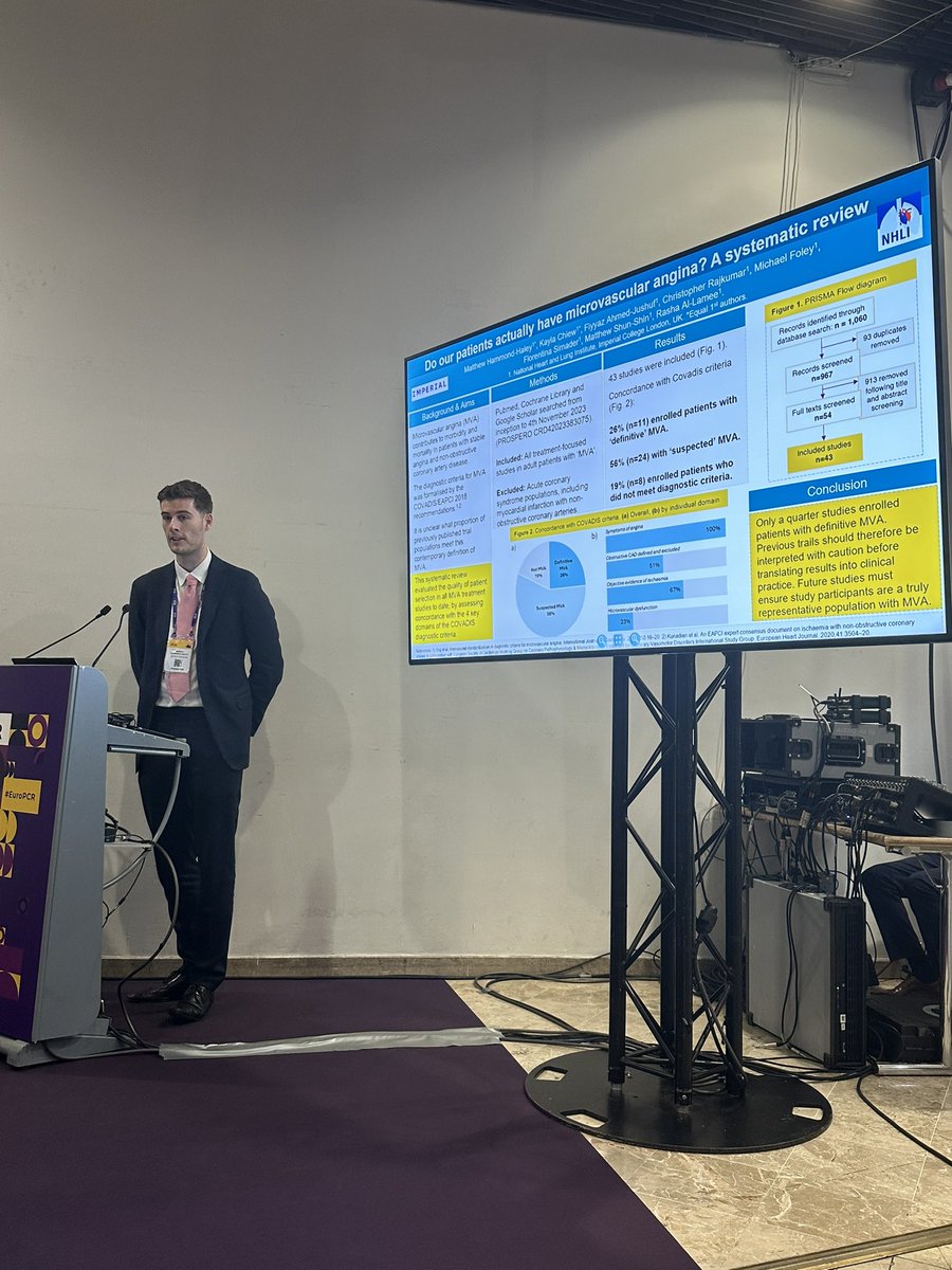 Fantastic morning supporting friends and colleagues #europcr

<a href="/FloSimader/">Florentina Simader</a> affirming that ‘typical’ symptoms really are the strongest predictor of symptom benefit from PCI #orbita2 

<a href="/DrMattHHaley/">Matt Hammond-Haley</a> asks ‘do our patients actually have microvascular angina?’