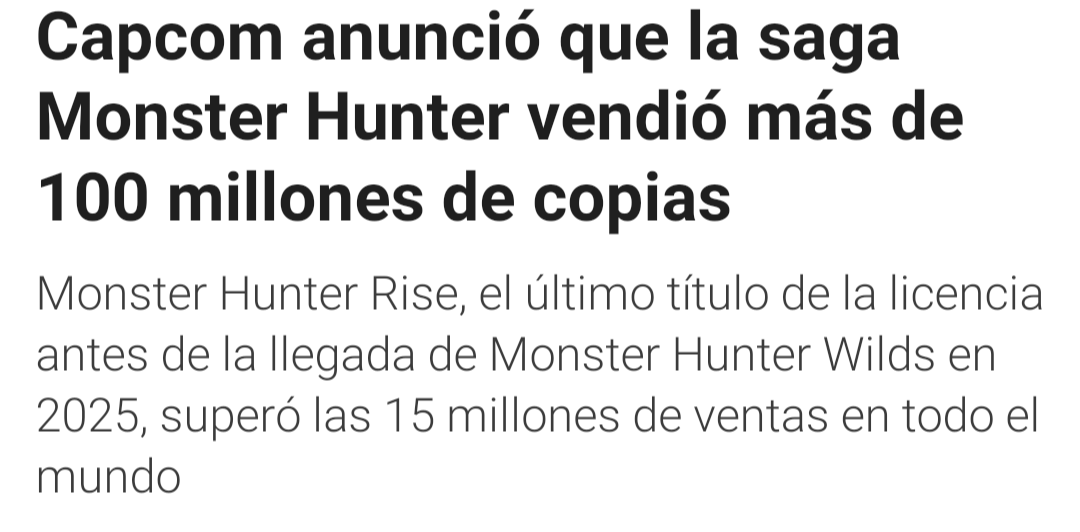 Tremendamente ORGULLOSO de ser parte de esta hermosa saga.

LARGA VIDA A #MONSTERHUNTER!!

A ver #Capcom si ya dejas de alimentar sólo a tus vacas sagradas, COF COF RE, y le das un remake del 3 Ultimate que batallas acuáticas igual y nunca volvemos a tener... 🙄