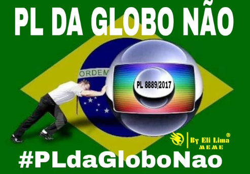 Foi pautada de novamente a PL 8889/2017 ' PL DA GLOBO '. Vamos correr e postar a tag #PLdaGloboNao Cobrem dos seus Deputados Federais.
