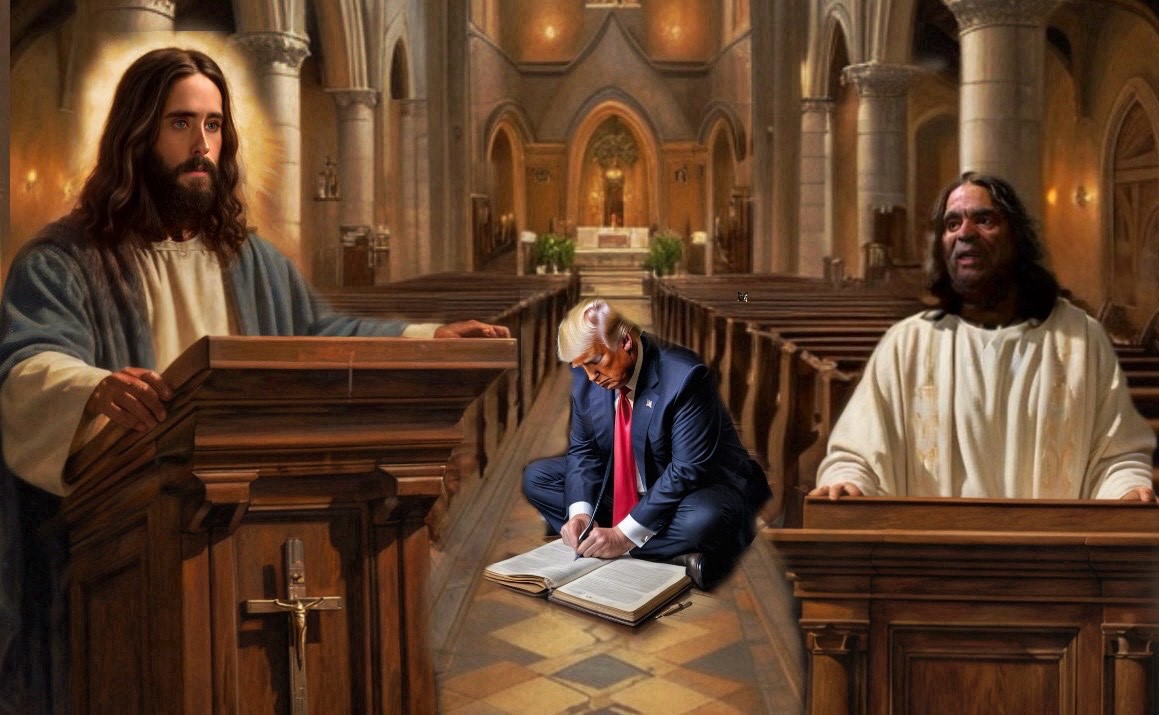 President Trump has spent his life taking notes from Christ's legendary debates during his run for President of the Disciples, which makes our leader more than ready to debate on any tv network, as long as they're polite.
