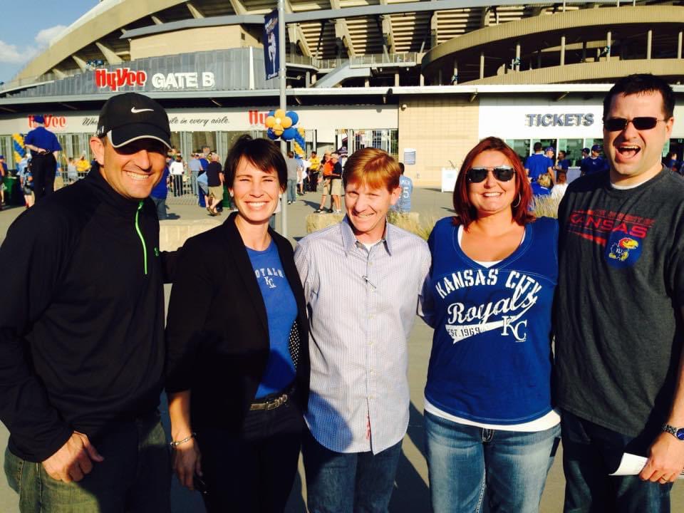 I was at a work meeting in Kansas City and we were supposed to go out to dinner with the group. I begged our boss to let us go to this game instead. It was absolutely amazing! I was in the nosebleed and of course stayed till the end. #ROYALS #bestgame