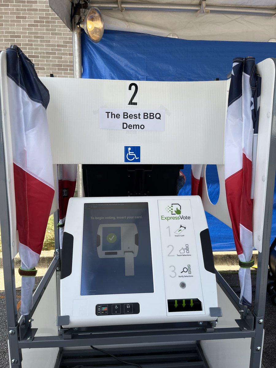 It's a beautiful day to kick-off a BBQ contest! We are here at Liberty Park for the Memphis in May World Championship Barbecue. Stop by our booth and vote for the best BBQ restaurants in Shelby county now through Saturday. 🍖🔥 #MemphisInMay #SCEC #VoterReady #VoterReadyin2024