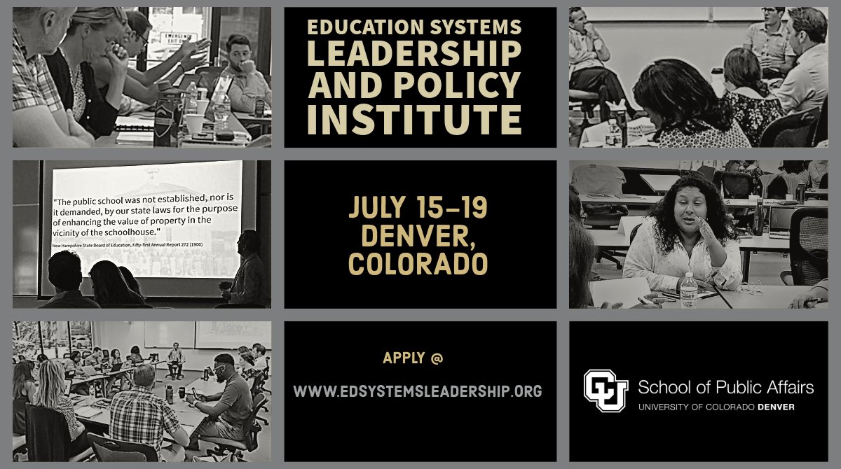 "We need education leaders who speak the truth &amp; face the future bravely...Zero-sum rhetoric fuels the passage of reactionary #edpolicy, masks ongoing inequities in existing systems, &amp; encourages defensiveness, complacency, &amp; carelessness." #Denver 7/15-19 edsystemsleadership.org