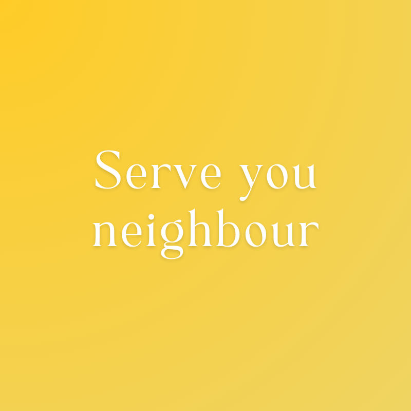 #ThoughtOfTheDay 5/16/2024 | Serve you neighbour