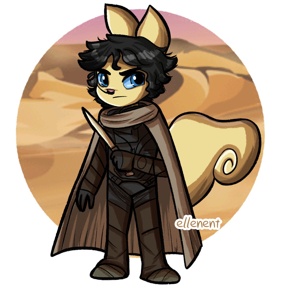 Paul Muad'dib Usul as a Neopet ✨ Had to make this Dune crossover lol #Neopets