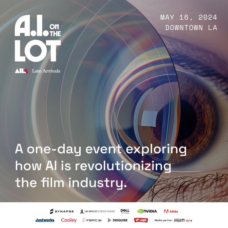 Tomorrow’s panels, workshops & screenings will be extraordinary ✨ Participating in the >48 hour ai filmmaking competition was fun, hilarious and challenging! Can’t wait to see our films screened at AI on the Lot 🎥