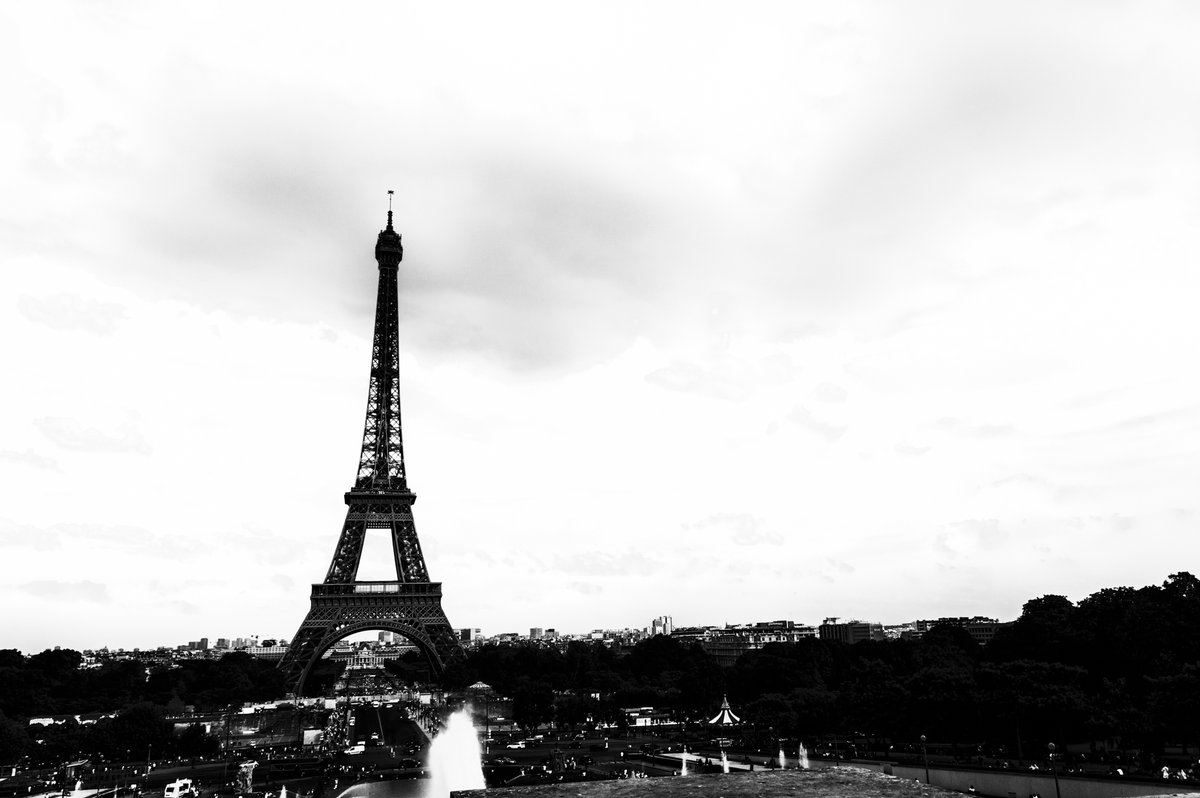 Eiffel tower - Paris 🇫🇷🇫🇷

#photography #art #blacknwhite