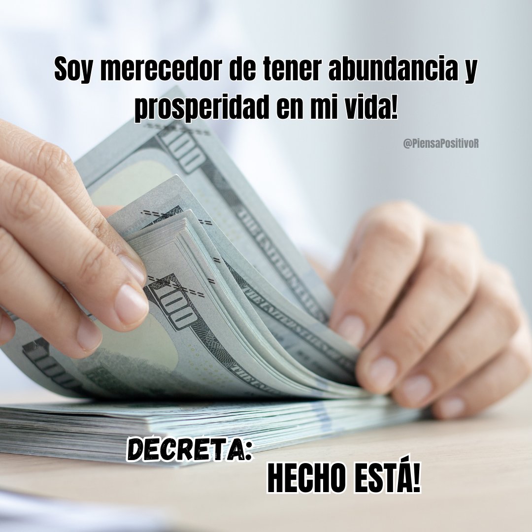 🌟✨Vibro en Abundancia🌟✨ ✨💰SOY MERECED@R💰✨ 🙏💰Decreta: HECHO ESTÁ💰🙏