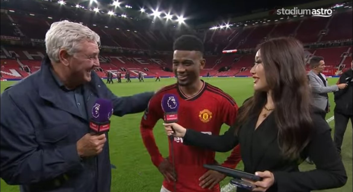Steve Bruce: 'You know what you're going to do? Tomorrow you're going to knock on the manager's door to tell him you want to play in the Cup final.'

Amad: “No worries.”

#MUFC