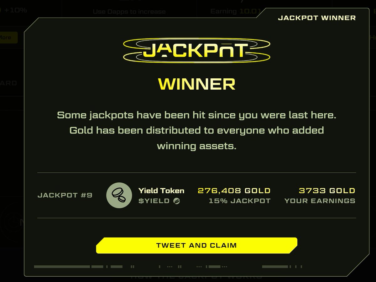 I personally am thrilled about winning my first meaningful jackpot.