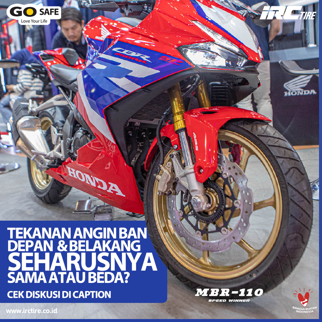 Pentingnya mengetahui tekanan angin yang tepat untuk ban depan dan belakang! Apakah kalian setuju tekanannya harus sama atau berbeda? Yuk, diskusikan di kolom komentar. 💬🔧 #TekananAngin #TirePressure#IRCtire #BanMotor #IRCTireIndonesia #BanTubeless #BanggaBuatanIndonesia