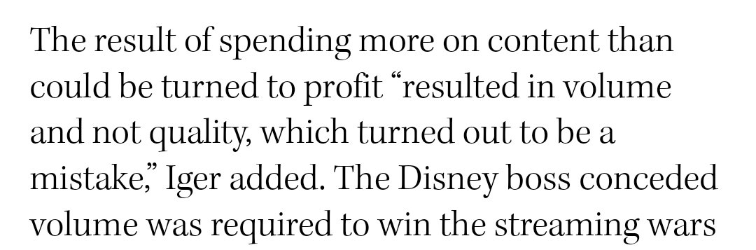 I like how he phrases this, like he was shocked that quantity over quality turned out to be a failure despite it being something people have said for like centuries