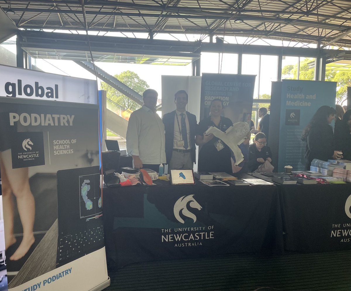 @UON_HealthSciences (@uonhealthscien1) on Twitter photo Excited to showcase our nuclear medicine, radiation therapy & podiatry programs today to YR11&12 students at Newcastle & Lake Macquerie health expo today! Maitland tomorrow! ☢️ 🦶 <a href="/LauraFeighan_/">Laura Feighan</a> <a href="/DrYolandaSurjan/">A/Professor Yolanda Surjan</a> <a href="/DaphneJamesUON/">Assoc Prof Daphne James</a> <a href="/Uni_Newcastle/">University of Newcastle</a> Excited to showcase our nuclear medicine, radiation therapy & podiatry programs today to YR11&12 students at Newcastle & Lake Macquerie health expo today! Maitland tomorrow! ☢️ 🦶 <a href="/LauraFeighan_/">Laura Feighan</a> <a href="/DrYolandaSurjan/">A/Professor Yolanda Surjan</a> <a href="/DaphneJamesUON/">Assoc Prof Daphne James</a> <a href="/Uni_Newcastle/">University of Newcastle</a>