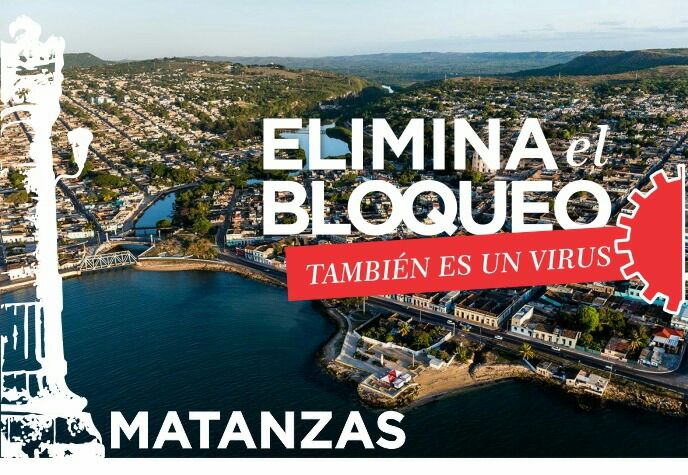 El recrudecido bloqueo que nos han implantado por más de 6 décadas es un virus que afecta principalmente nuestra economía. 👉 Pedimos cese del inhumano bloqueo de EEUU hacia #Cuba #MatancerosEnVictoria