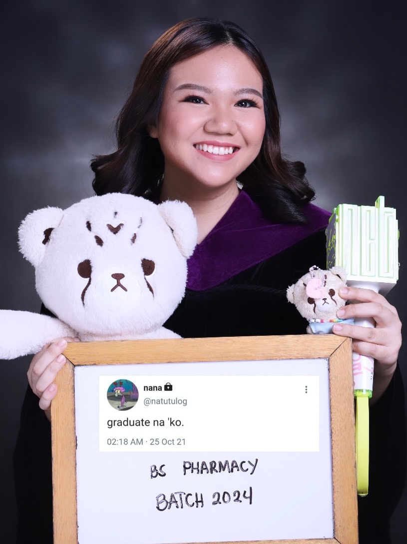 hindi ako si Cristina pero, graduate na’ko. 🐯🎓

good bye, UST! 💋
