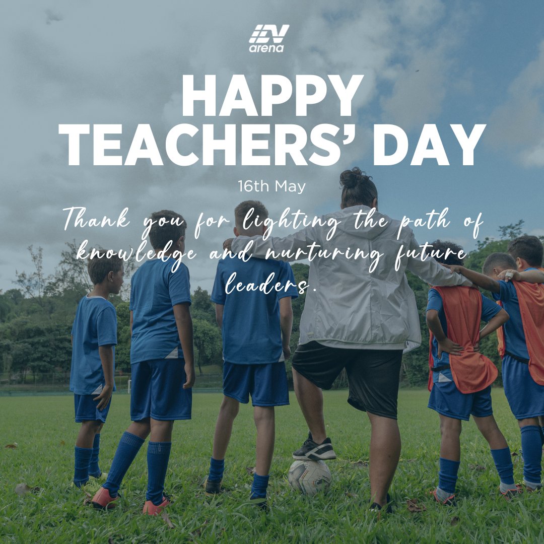 Today, we celebrate the mentors who ignite curiosity, foster growth, and shape the leaders of tomorrow. 👩‍🏫👨‍🏫

Thank you for your dedication and passion! Happy Teacher's Day! 🍎

#EVArena #forEVeryone