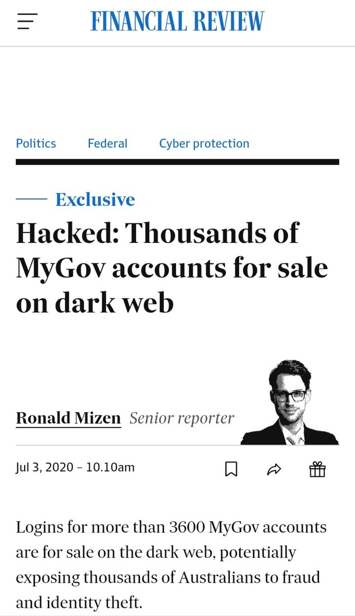 Aussies,

You should absolutely get a Digital ID with MyGov, or comply with bribes & blackmail to make you a data harvesting surveillance slave, so all your essential tools for living are in the one place to make cyber attacks super easy. 🙄