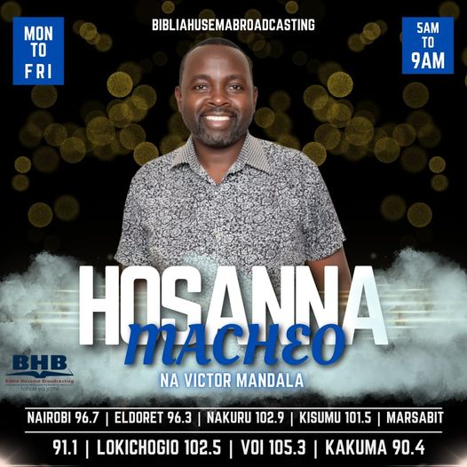 HOSSANA MACHEO:- #tbt Sefania 3:17... 'BWANA, Mungu wako, yuko katikati yako shujaa awezaye kuokoa; Atakushangilia kwa furaha kuu, Atakutuliza katika upendo wake, Atakufurahia kwa kuimba...' youtube.com/watch?v=LI-TmZ… #HossanaMacheo #Himizo @BHusema @VictormandalaMC