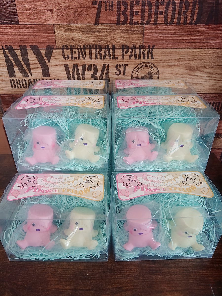 デザフェス59 ラインナップ🙌 アンデッドマシュマロ 💟ピンク&イエロー