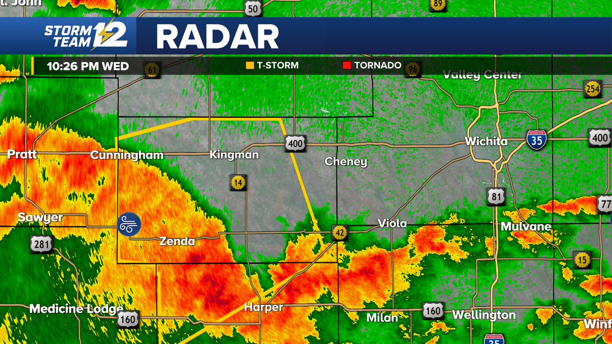 Concerns for strong wind gusts (50-65) across Kingman county #kswx