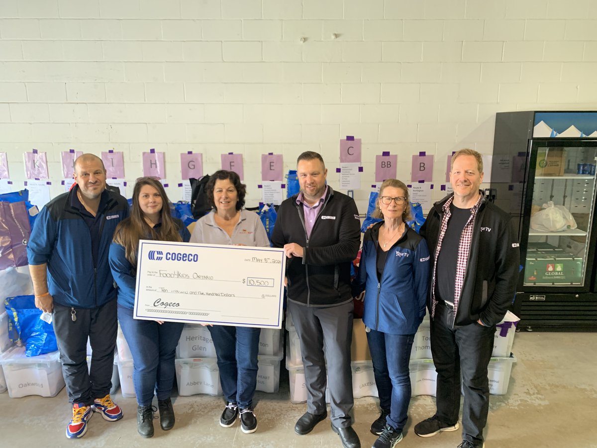 We were thrilled to have long time supporter, @cogeco help with our pack in Burlington. We cannot thank you enough for your continued support of our children🥰 #HaltonCommunity #SupportFood4KidsHalton #MakeADifference #WeekendsWithoutHunger #CaringforOthers #NoChildGoesHungry