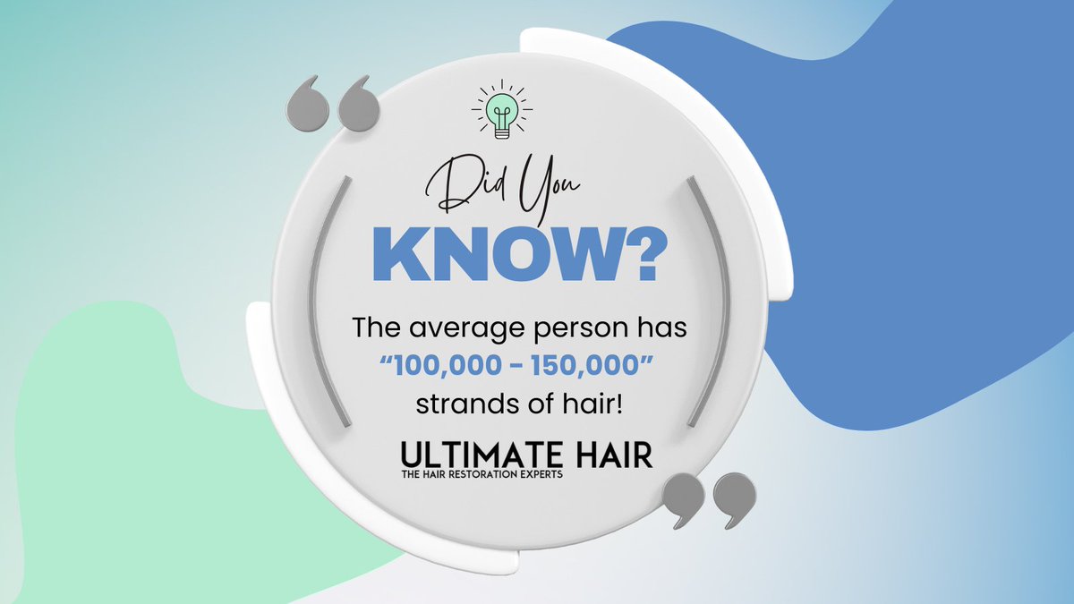 𝑭𝒂𝒄𝒕 𝒐𝒇 𝒕𝒉𝒆 𝑫𝒂𝒚!  

Shedding while shampooing? Don't stress! Did you know you have over 150,000 hair strands on your head? That's resilience you can count on! 

#Fact  #HairCare #didyouknowfact #factsdaily #hairrestoration #SanDiego #Ultimatehairdynamics #hairlosscare
