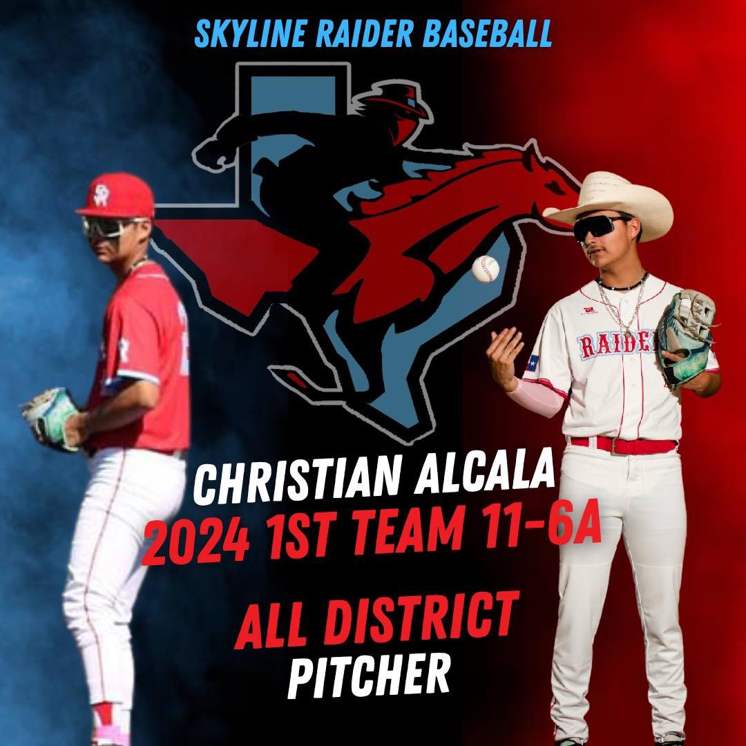 This year didn’t end the way that was planned but blessed to end my high school career with 4-time all district honors thank you @Raider_Bseball for these past 4 years.