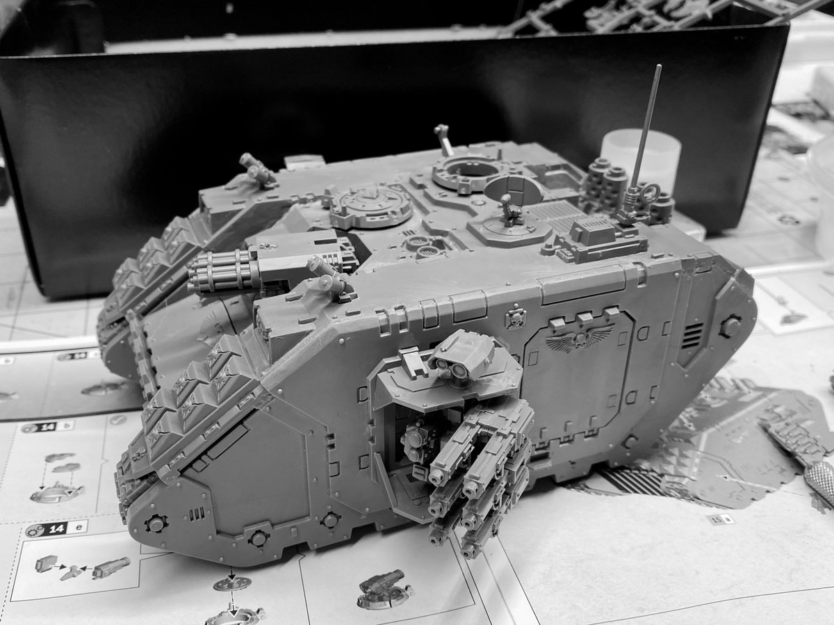 Cleaning up and adding bits/details to the Crusader. #hobbystreak no.667