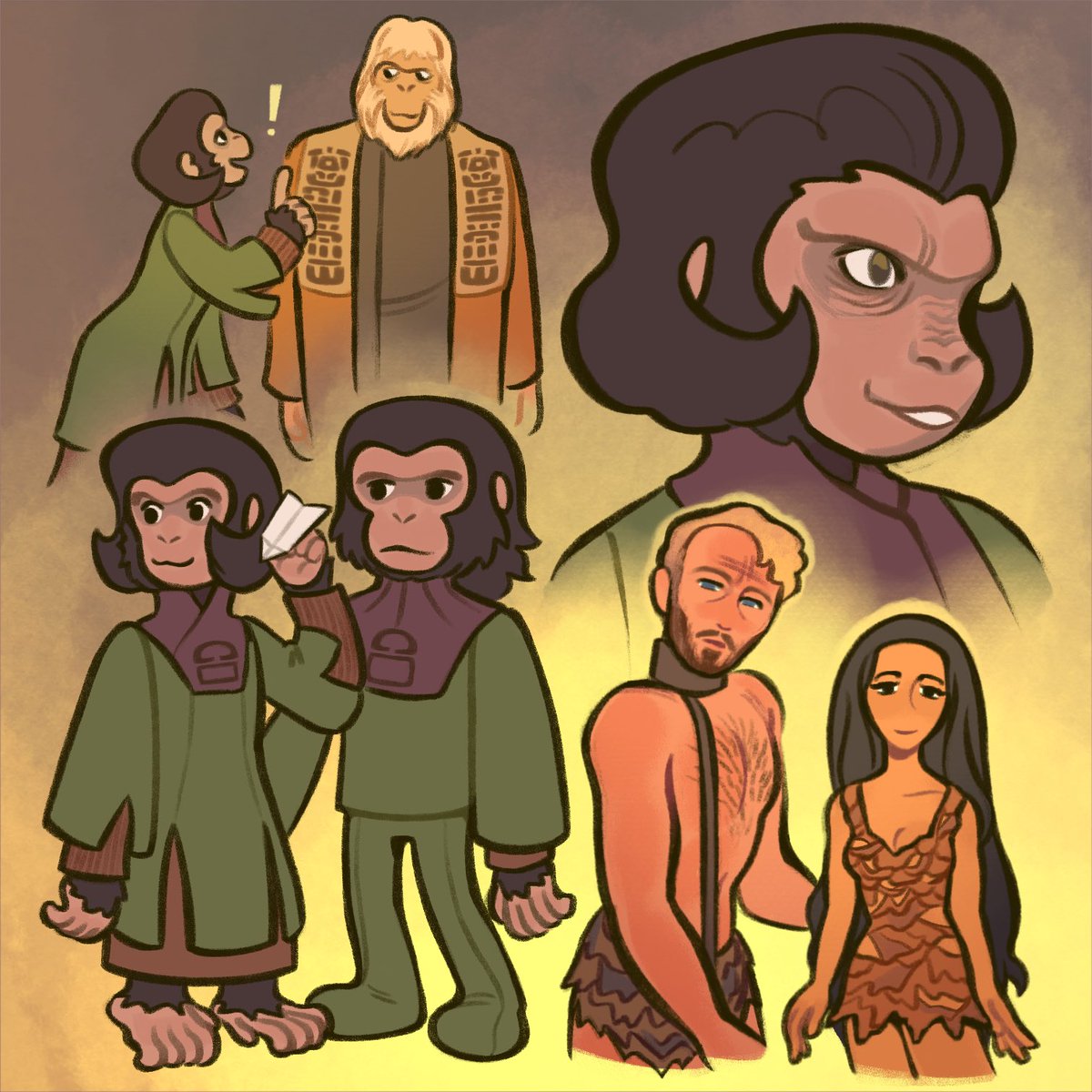 I watched the original Planet of the Apes movie recently (because I love the newer ones) and I really enjoyed it. Dr. Zira’s my fave