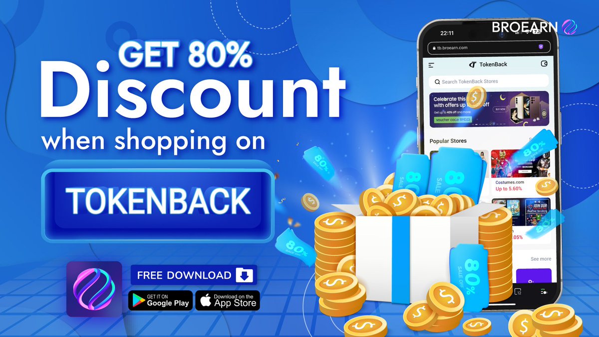 Get 80% off on gadgets and fashion at Tokenback
Shop via #Broearn now!

🎯 tb.broearn.com
Don't miss out on these amazing deals!

#Tokenback #Broearn #Digital #Lifestyle #Discount #ShoppingSpree