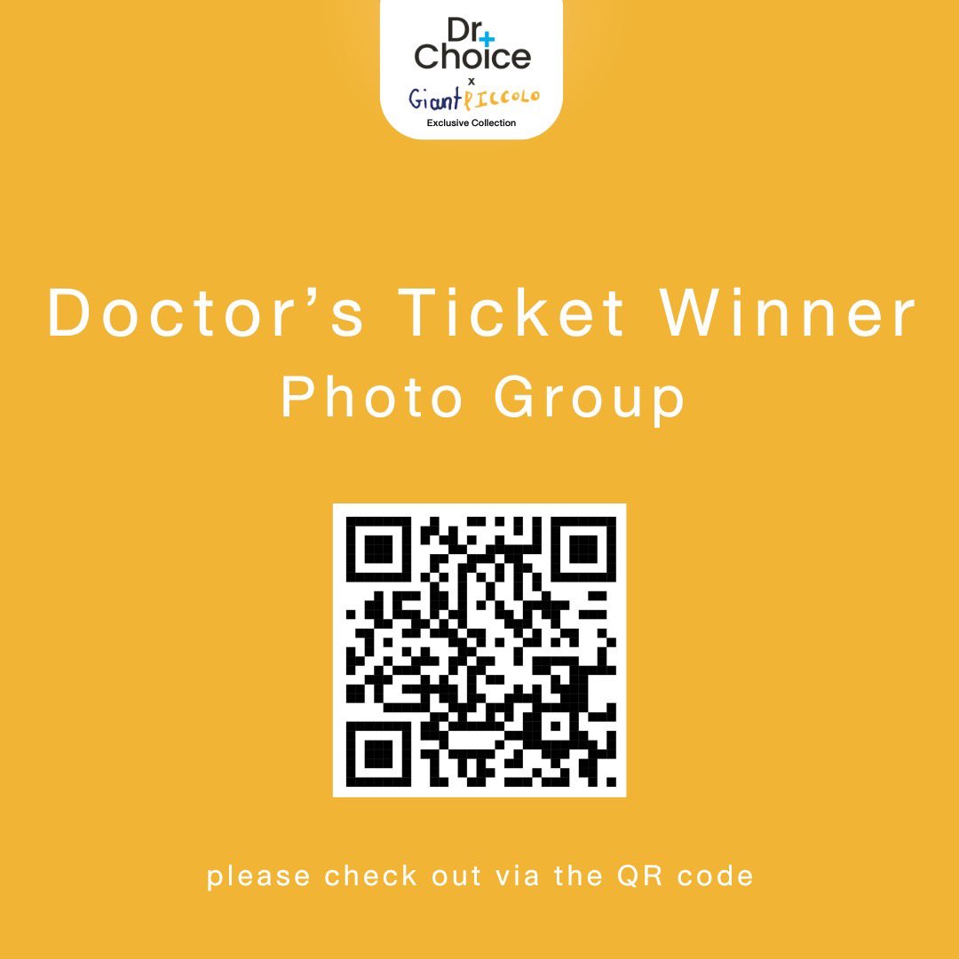 Congratulations to everyone who has won the Doctor's Ticket 🥳