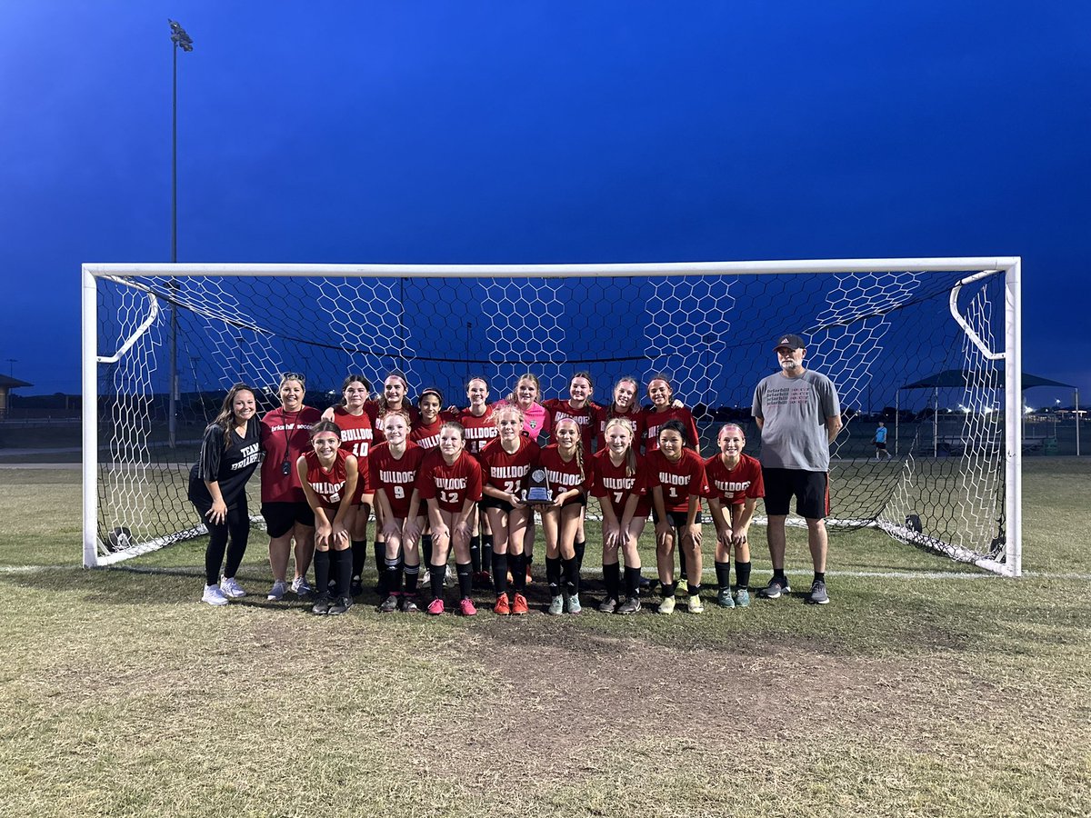 Congratulations to the Briarhill 7th grade girls soccer team on winning 2nd place in the LISD end-of-season tournament! 

We are proud of the great season you had and can’t wait until you girls are Marauders! ❤️⚽️