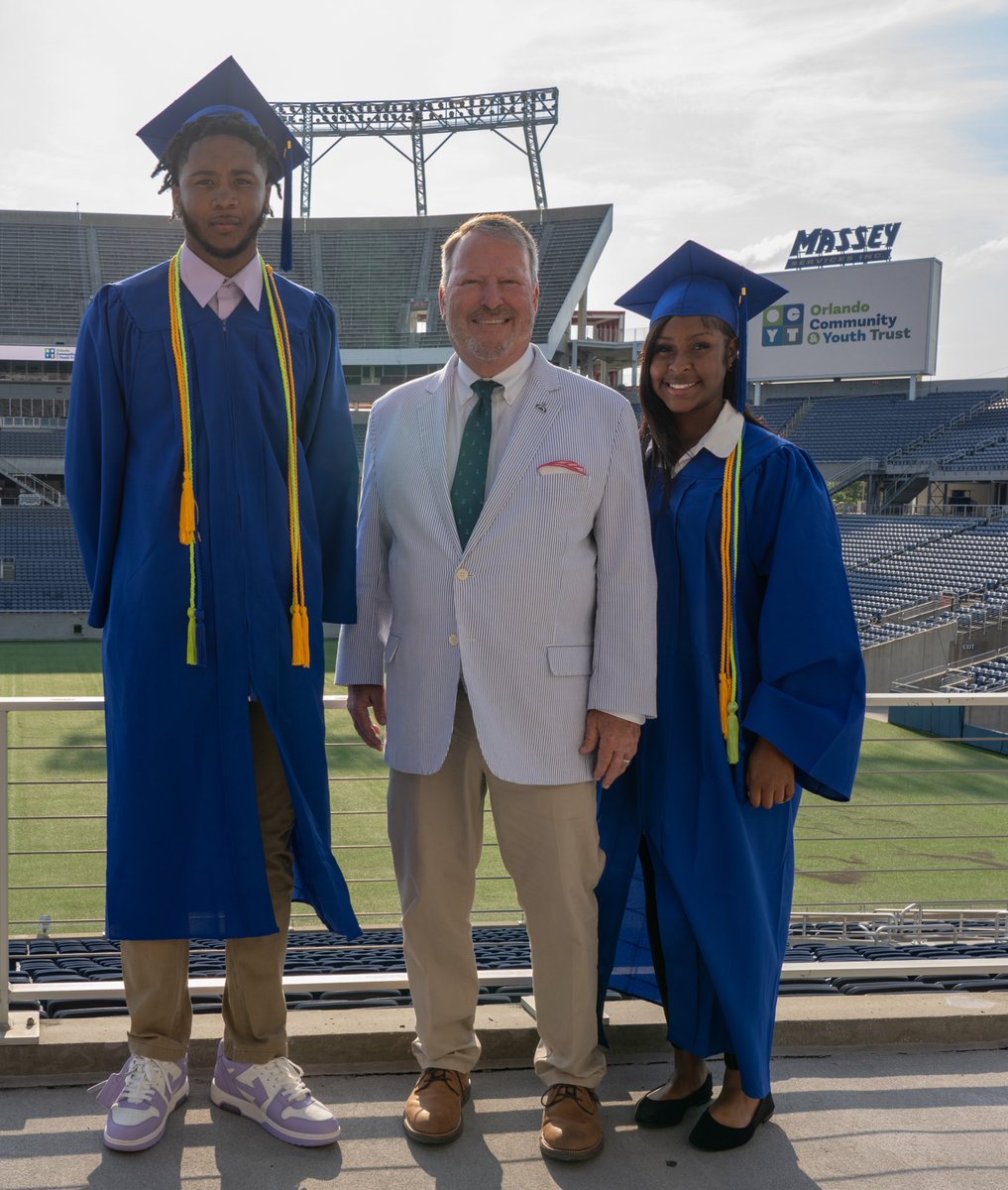 By investing in our @orlandoFPR programs, our community invests in young residents like Traniya and Keishaun. After graduating from Jones in a few days, Traniya will study biomedical science at UCF, while Keishaun will focus on sports management at University of North Florida.
