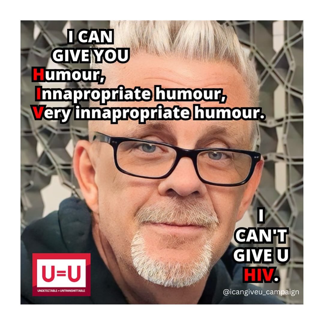 Rob CAN give you so much; but Rob CAN’T GIVE U HIV!

#iCanGiveU
#UequalsU #iCantGiveUHIV #ZeroRisk #SayZero #CommunitiesFirst
#ScienceNotStigma #FactsNotFear #ItEndsWithUs