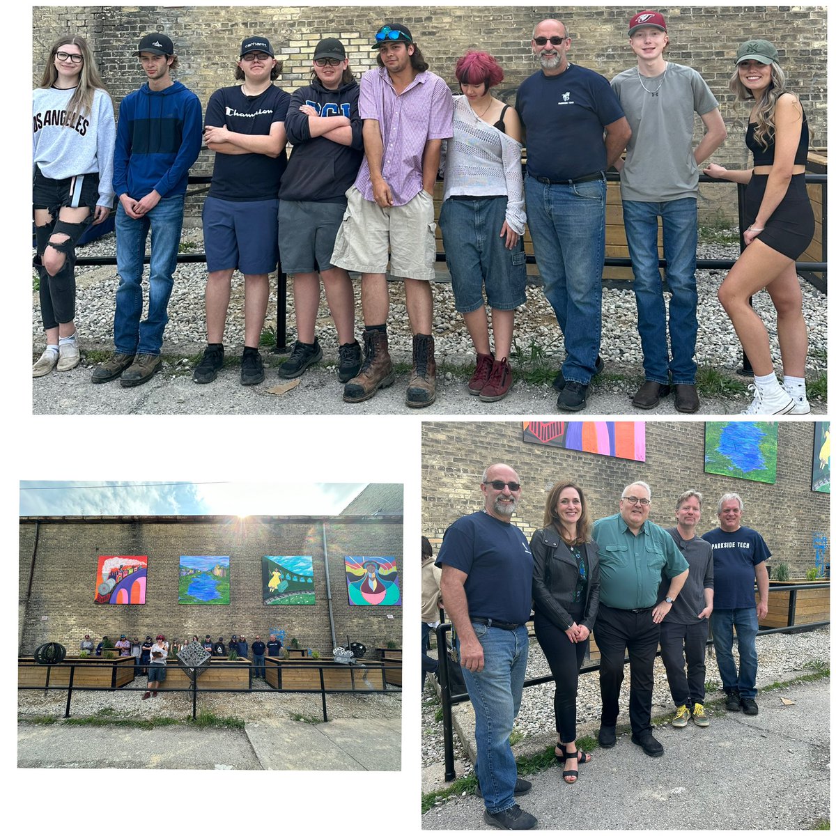 Wow! Talented students &amp; educators making an impact. Students <a href="/ParksideCI/">Parkside CI</a> manufacturing, construction, horticulture, <a href="/ArthurVoaden/">Arthur Voaden</a> <a href="/CECITitans/">CECI</a> arts culture celebrated “Tiny Alley” with <a href="/agconsultinginc/">Andrew Gunn</a> <a href="/joeprestonmayor/">@joeprestonmayor</a> <a href="/CribbsLeeat/">Leeat Cribbs</a> #SHSM  <a href="/TVDSB/">Thames Valley DSB</a> #StudentsBuildCities ❤️👇🎉🎉