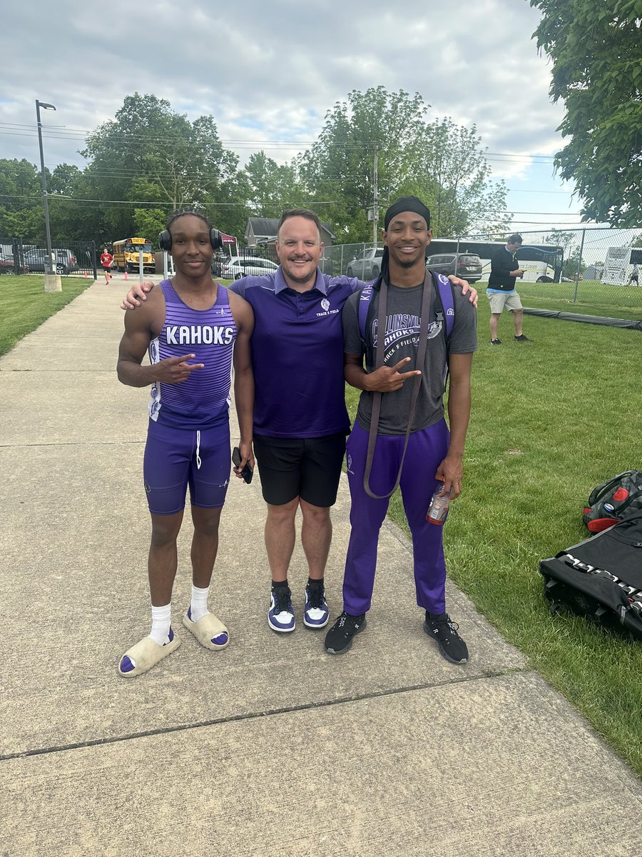 Congrats to all of our state qualifiers! Especially proud of my 2 athletes <a href="/khaliljtw06/">khaliljtw06</a> in the HJ and <a href="/jaleknelson/">Jale’k nelson</a> in the 400M! 3 years in a row for KJ and 2 in a row for Jalek.