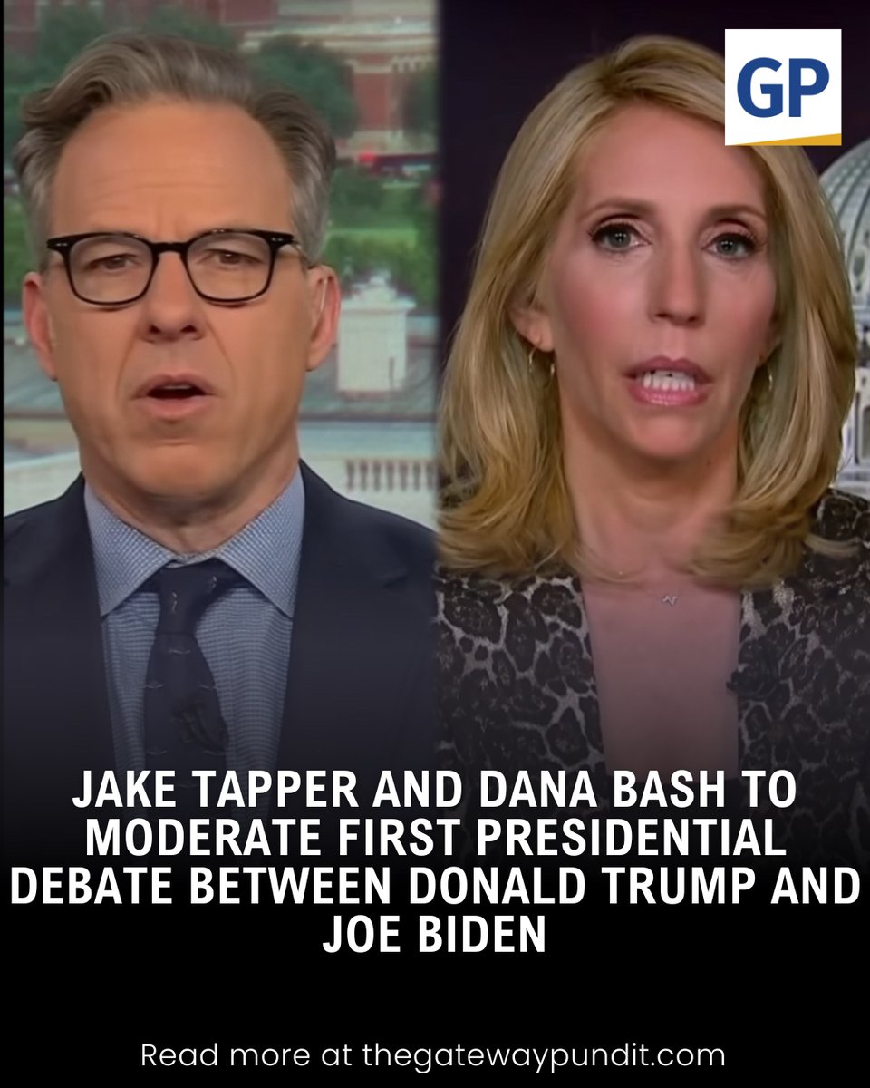 The CNN debate will take place in Atlanta, Georgia. Jake Tapper and Dana Bash will moderate CNN’s June debate. Joe Biden and President Trump on Wednesday accepted an invitation from CNN for a debate on June 27 without a live audience.