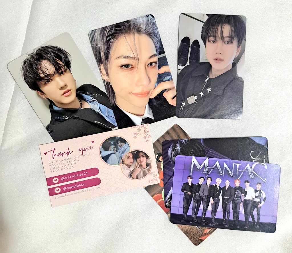mixtape0706's tweet photo. [💌] Feedback super positivo para a @sarastay21 e @heeyfelixx pela ceg das pobs de 5star. O processo foi super tranquilo, organizado, os cards vieram bem embalados e as meninas têm uma comunicação muito clara com os participantes. Muito obrigada por tudo ❤️ https://t.co/LsZqTfIr3r