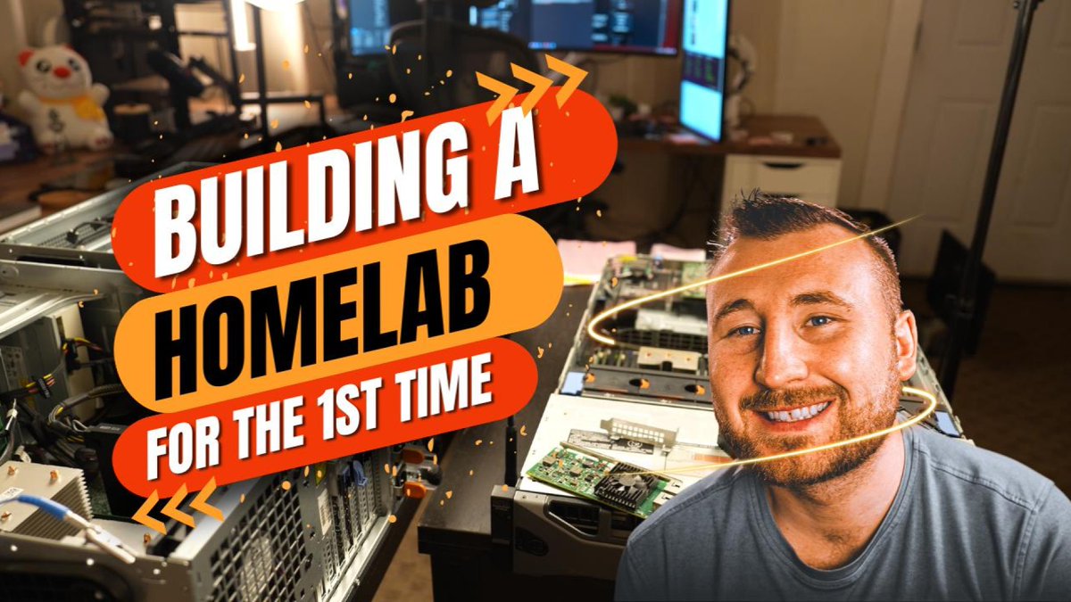 For the tech and networking nerds out there

Check out the first video in my series 'Building a #HomeLab in 2024'

Link in the replies below 👇