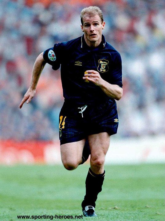 14 days to go: Gordon Durie

Despite not making a single appearance in qualifying, Durie started all 3 matches up front (a Scottish Cup Final hat trick helped his cause). Won the penalty at Wembley & had header well saved by Seaman on the same game

#WeAreGoingToWembley